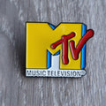 Spilla logo TV musicale vintage