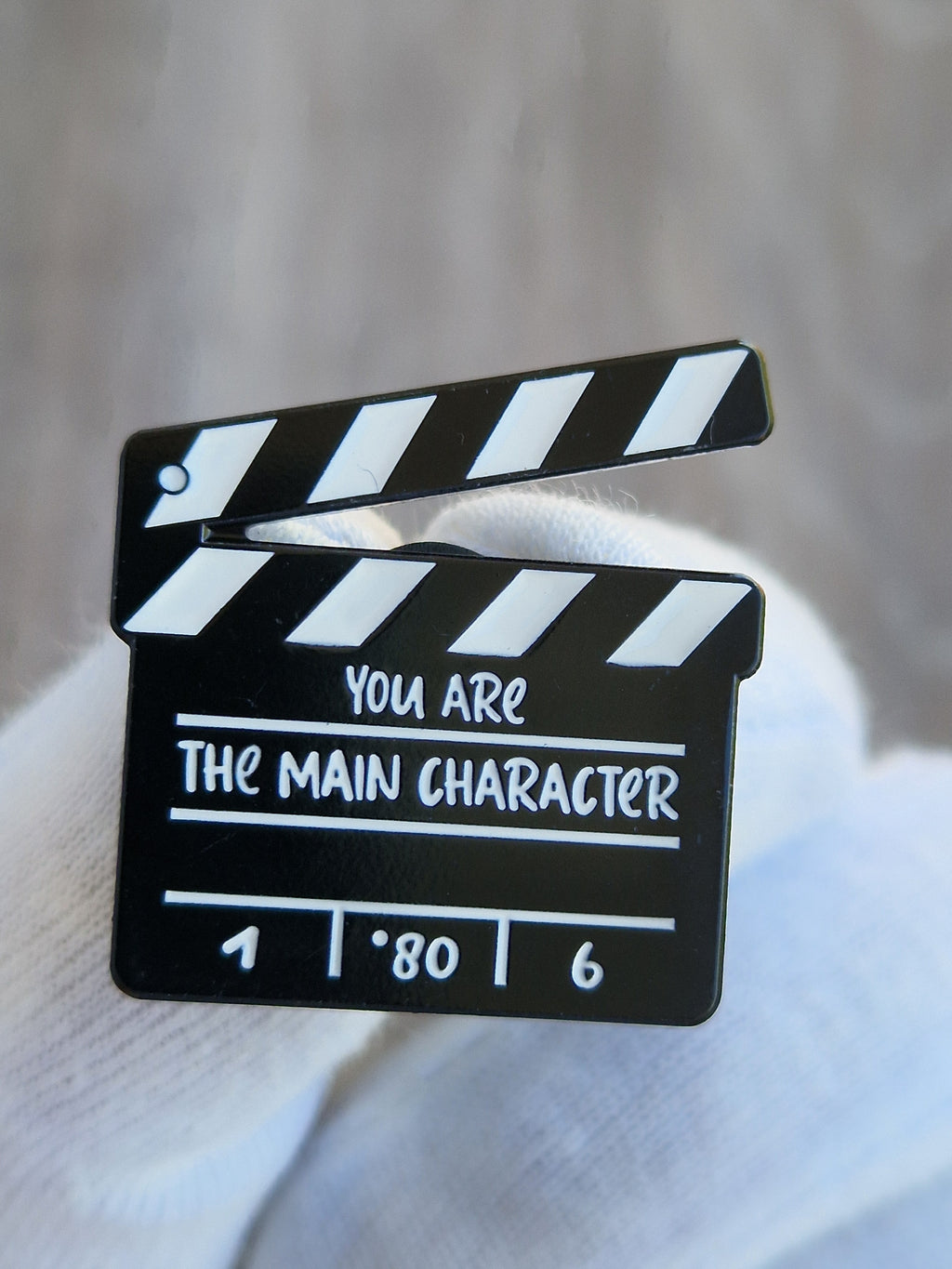 Spilla Ciak "You Are The Main Character"