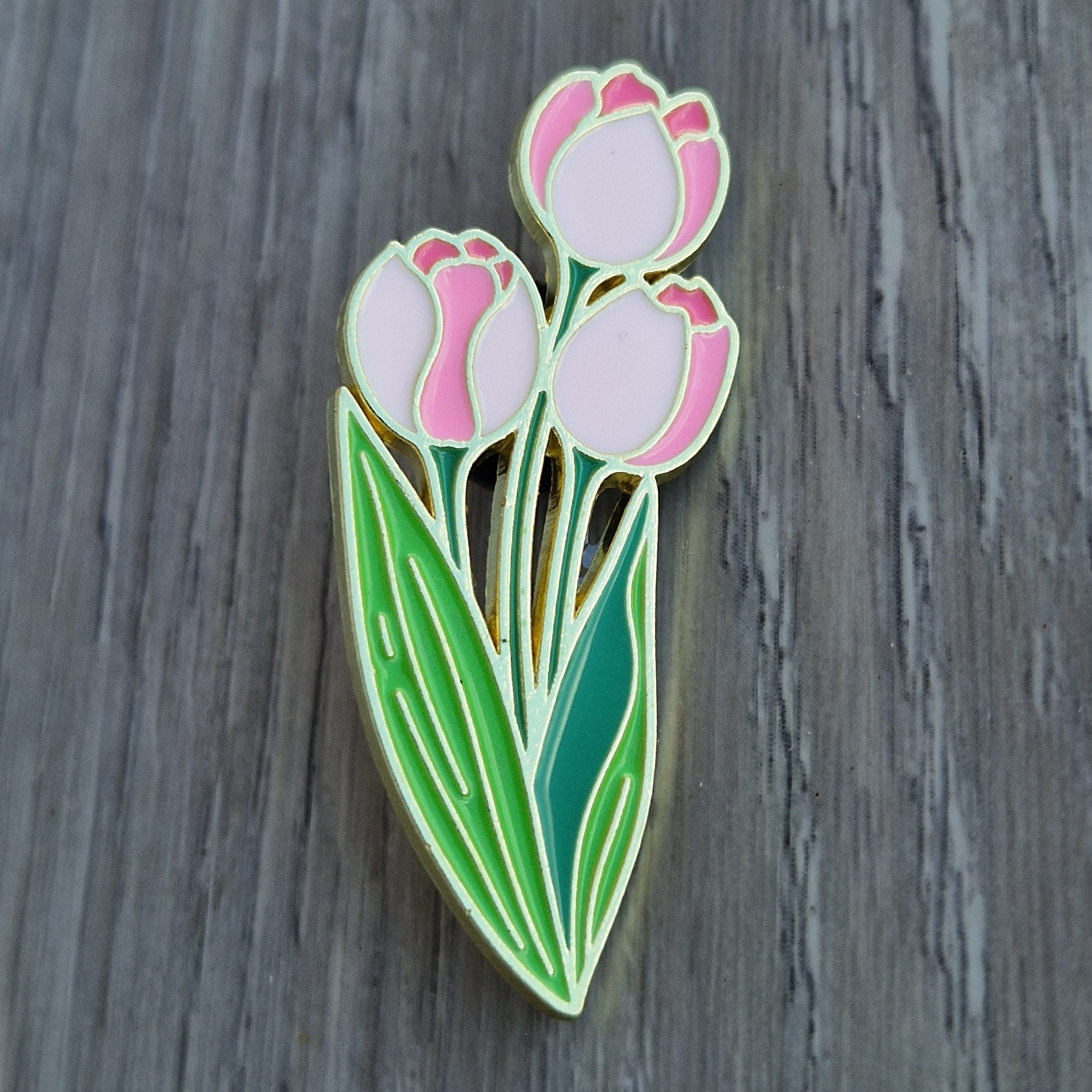 Spilla Tulipani Rosa