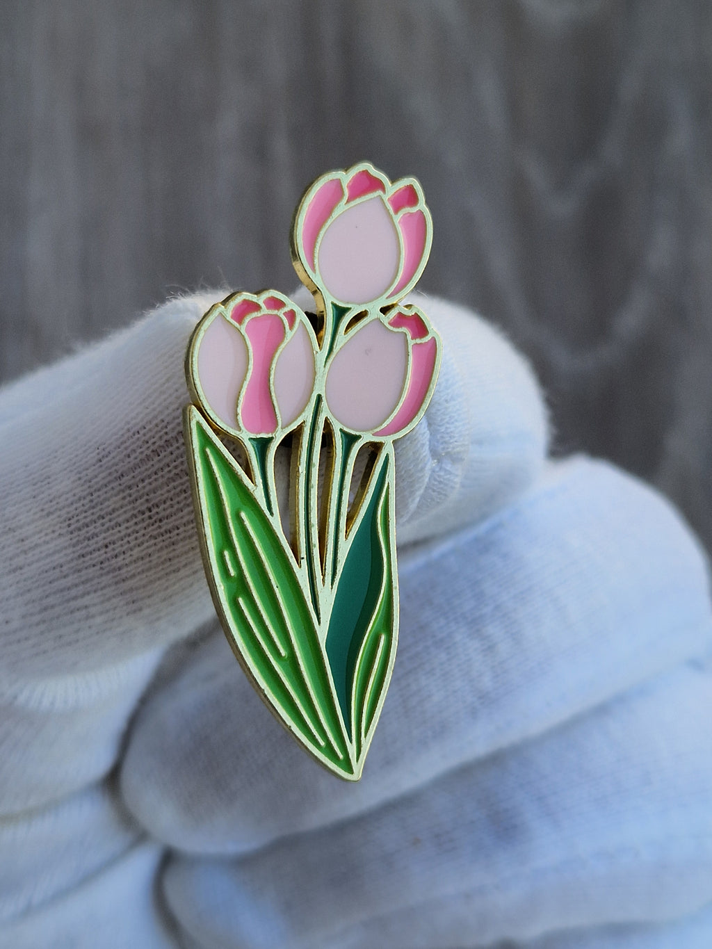 Spilla Tulipani Rosa