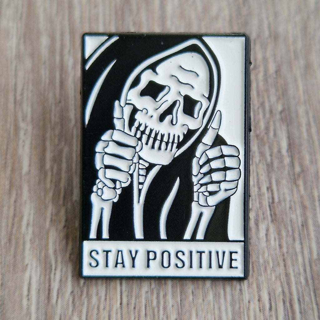 Spilla Scheletro “Stay Positive”