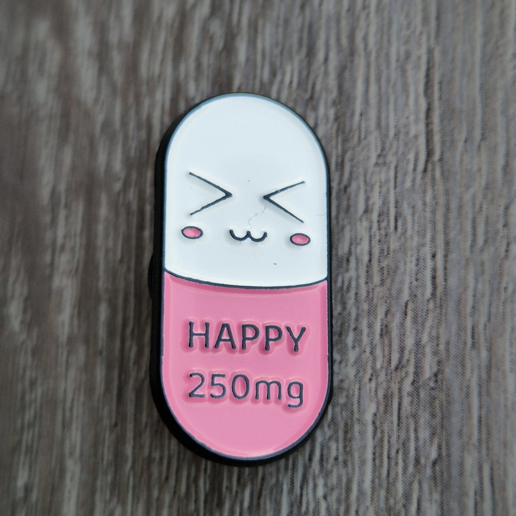 Spilla Capsula Kawaii “Happy 250mg”