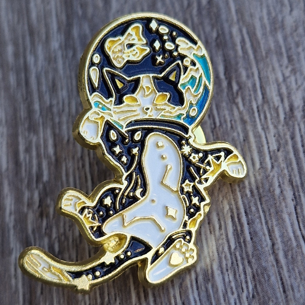 Spilla Gatto Astronauta