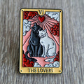 Spilla Tarot “The Lovers” con Gatti
