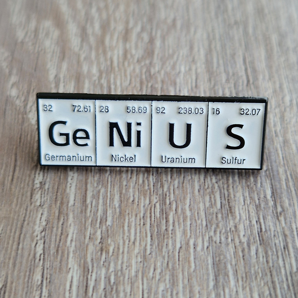 Spilla Genius Tavola Periodica