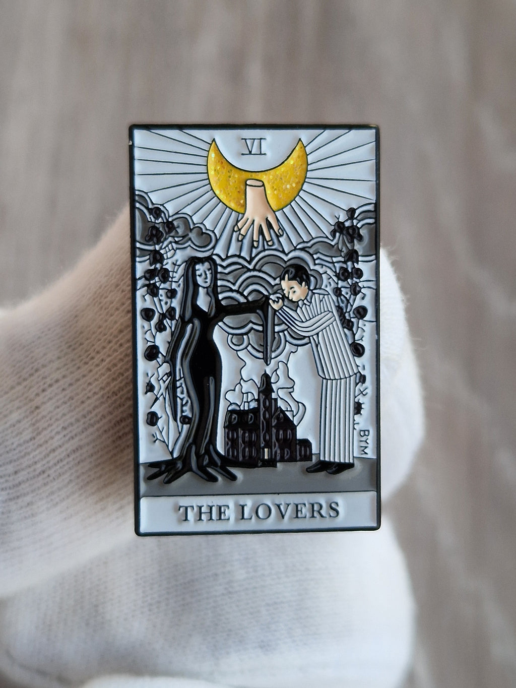 Spilla The Lovers carta dei Tarocch