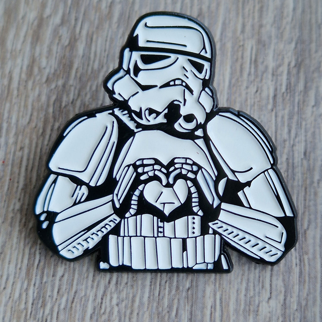 Spilla Stormtrooper Star Wars con Cuore