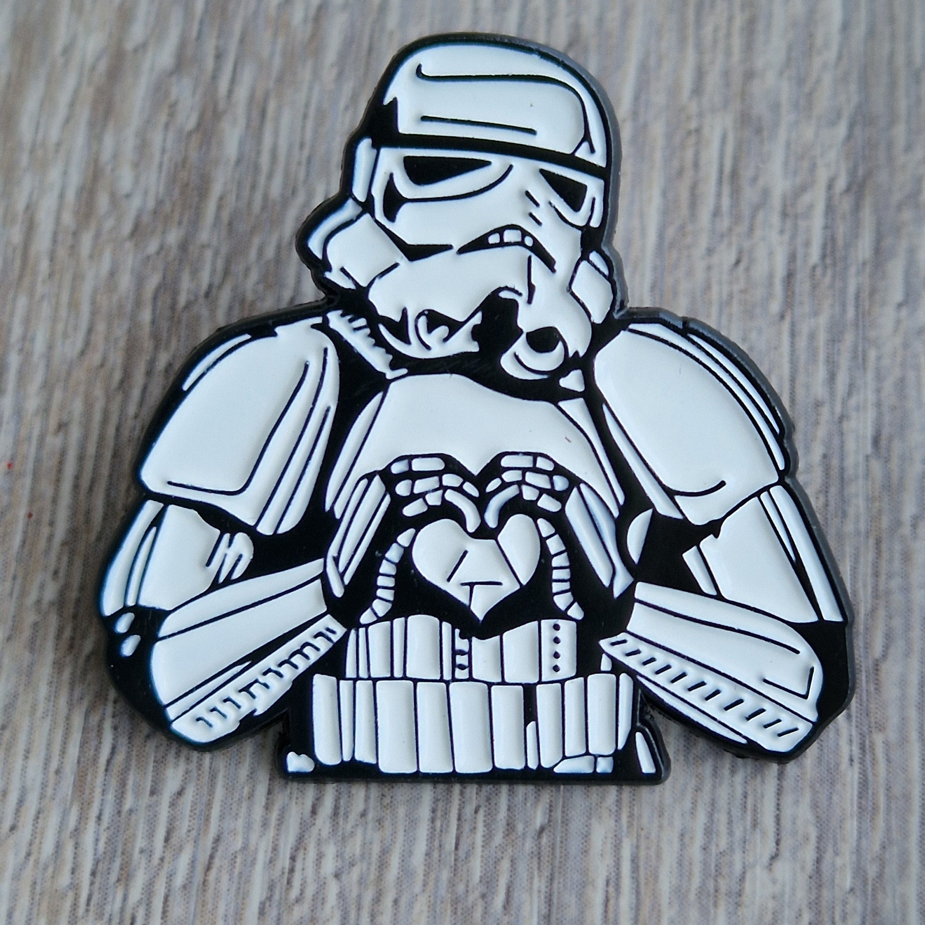 Spilla Stormtrooper Star Wars con Cuore