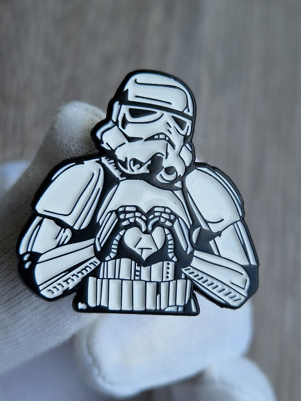 Spilla Stormtrooper Star Wars con Cuore