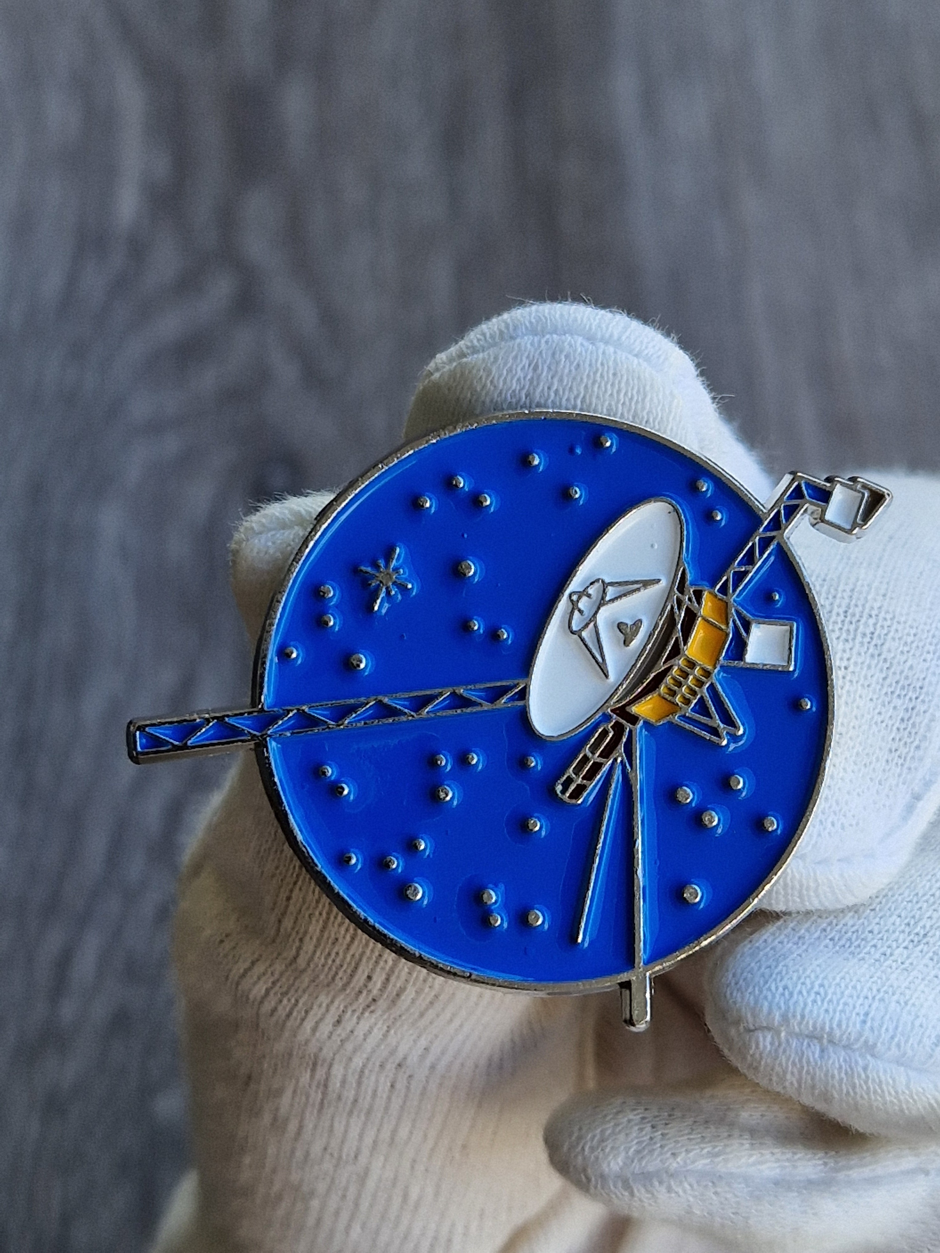 Spilla Sonda Spaziale Vintage