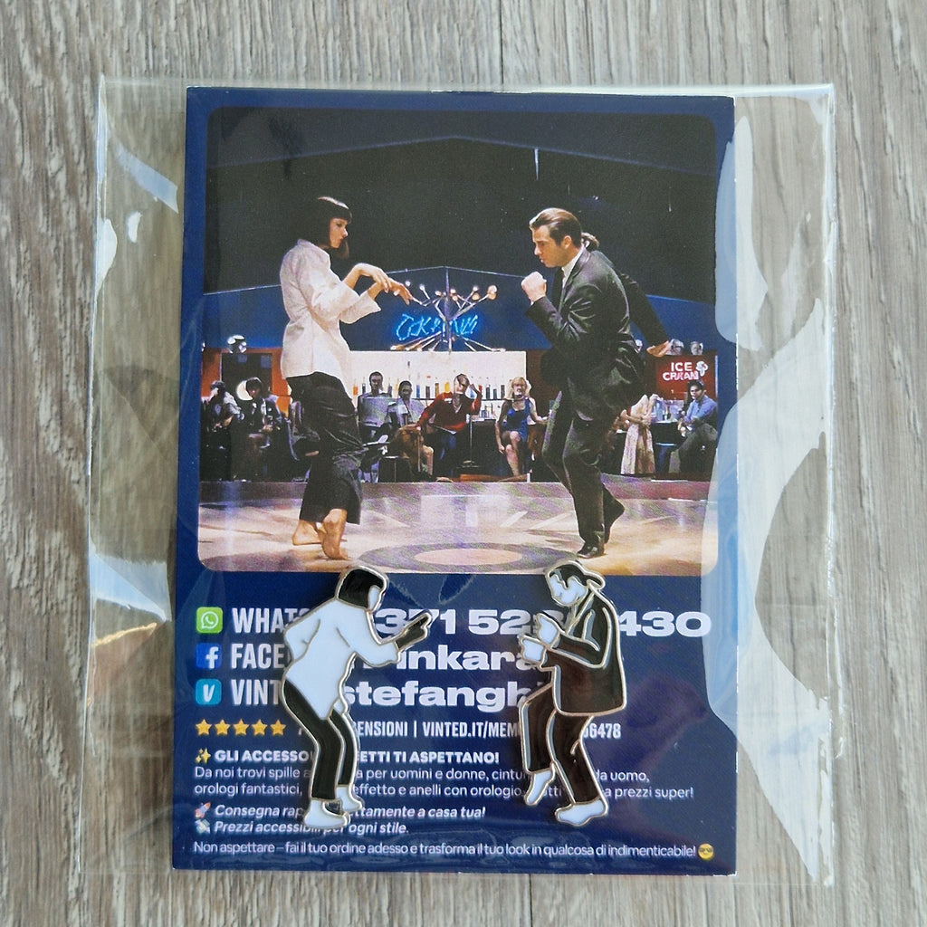 Spilla e card MTV Music Television Vintage