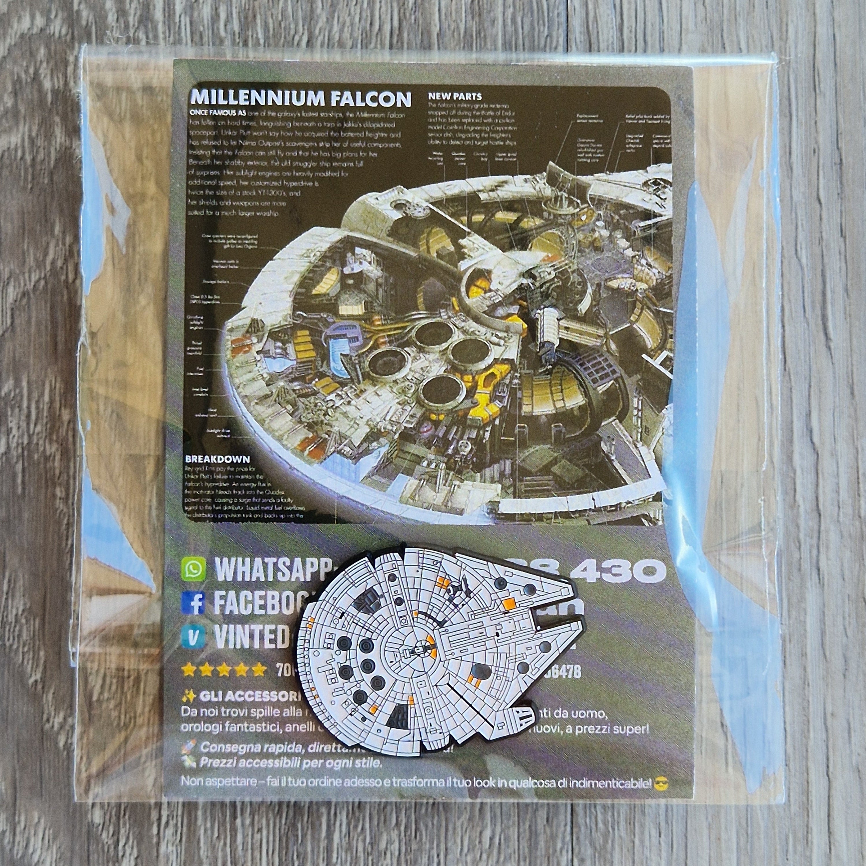 Spilla Millennium Falcon Star Wars