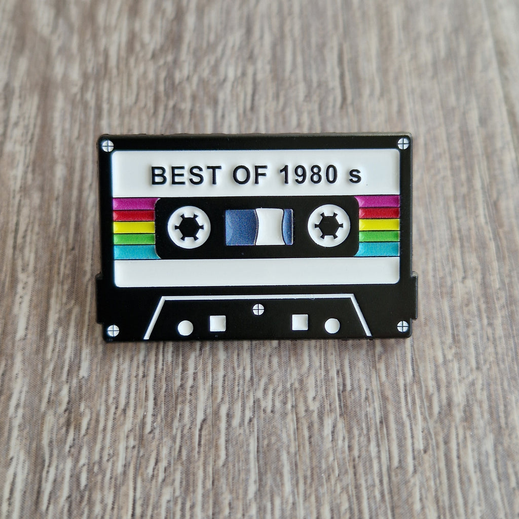 Spilla Musicassetta Anni 80 “Best of 1980s
