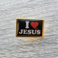 Spilla “I Love Jesus” con Cuore Rosso
