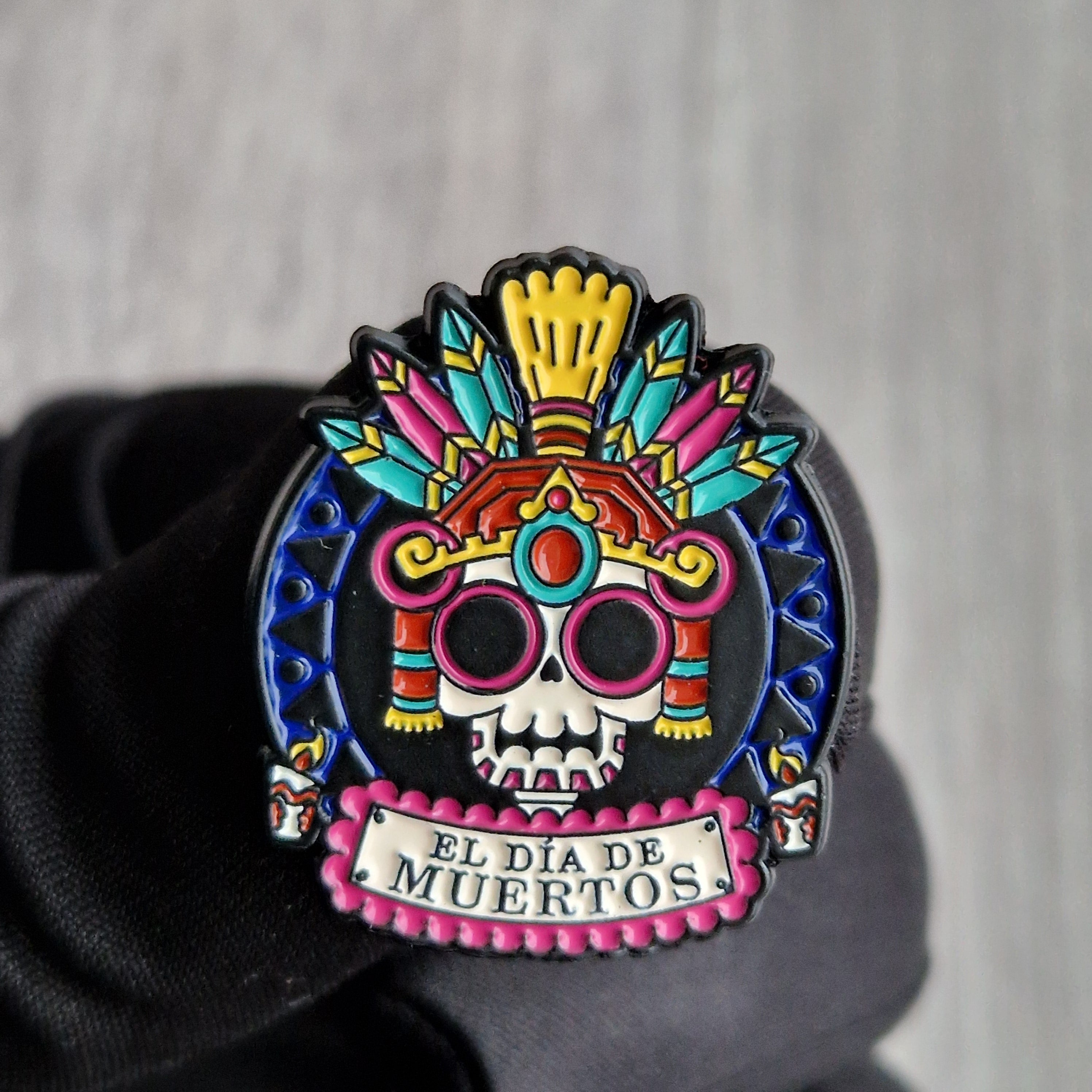 Pin Smaltata Teschio Messicano Colorato