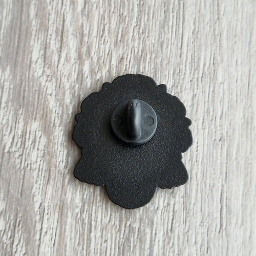 Pin Teschio Messicano con Fiori Día de Muertos