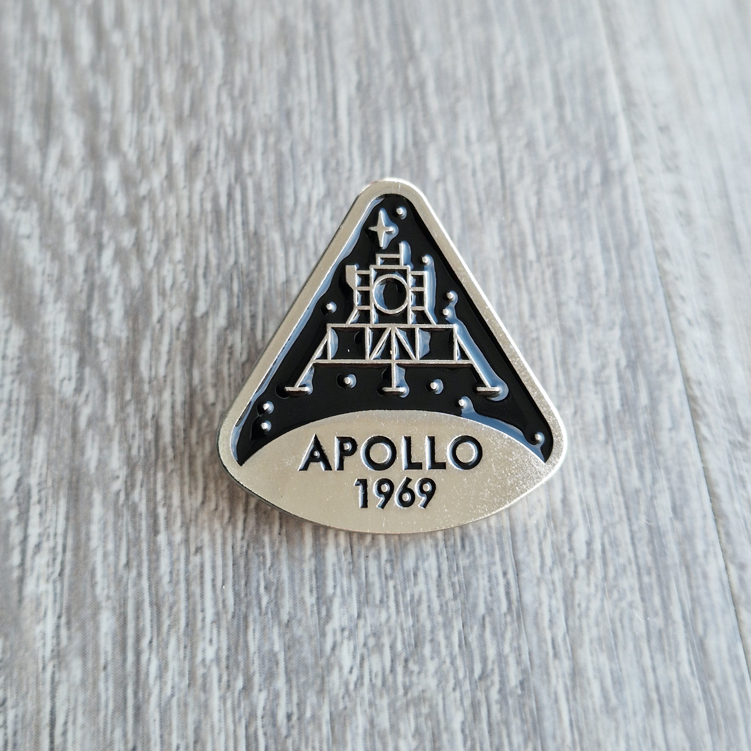 Spilla e card NASA Apollo 1969