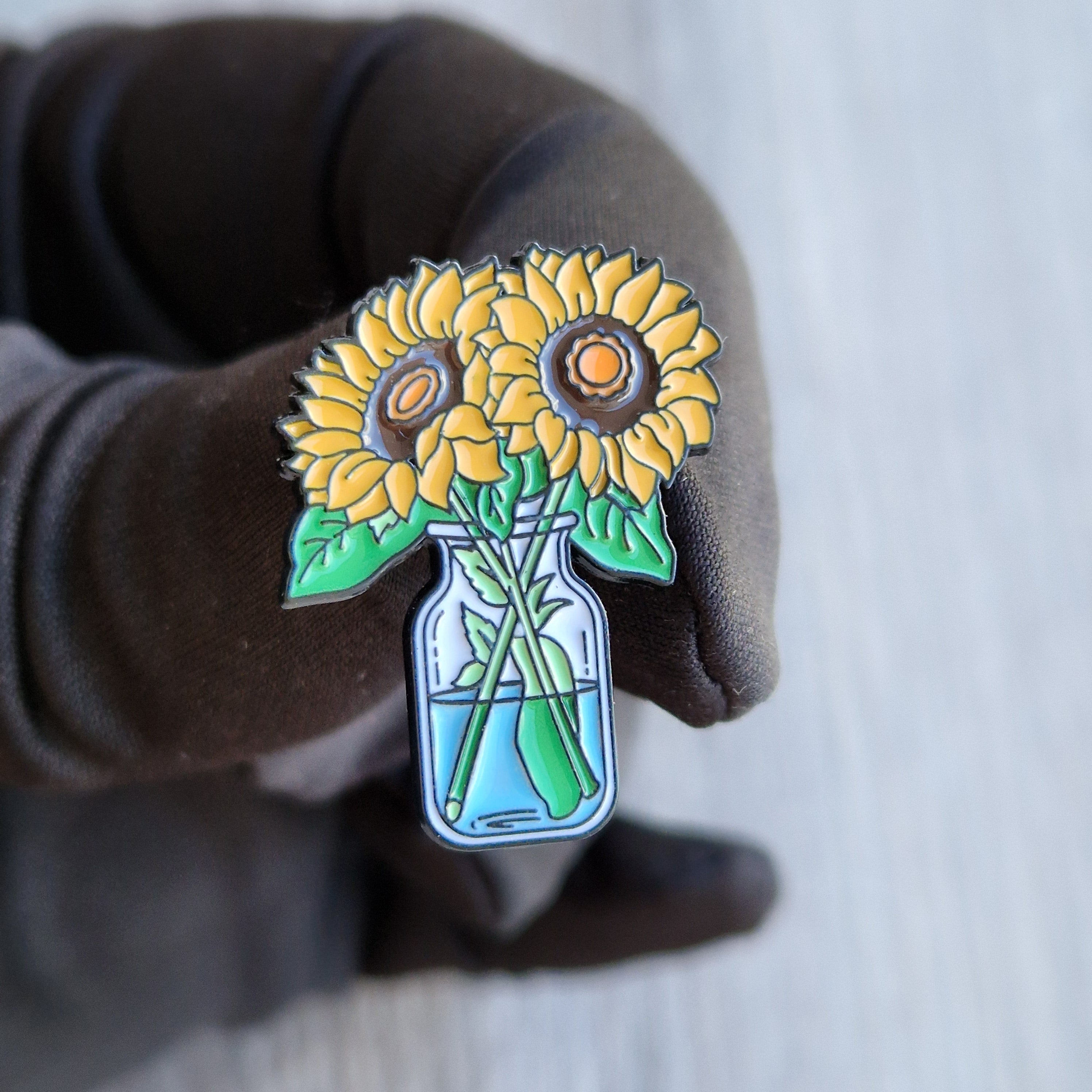 Spilla Girasoli Mason Jar