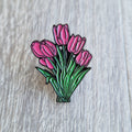 Spilla Mazzo Tulipani Rosa