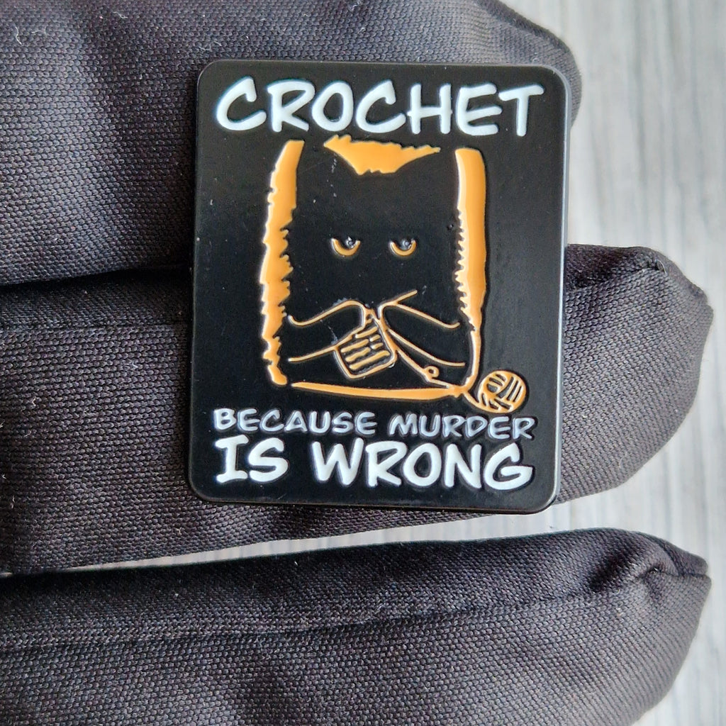 Spilla Crochet Ironica
