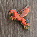 Spilla Pegaso Rosso