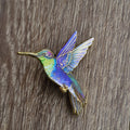 Spilla Colibrì Iridescente