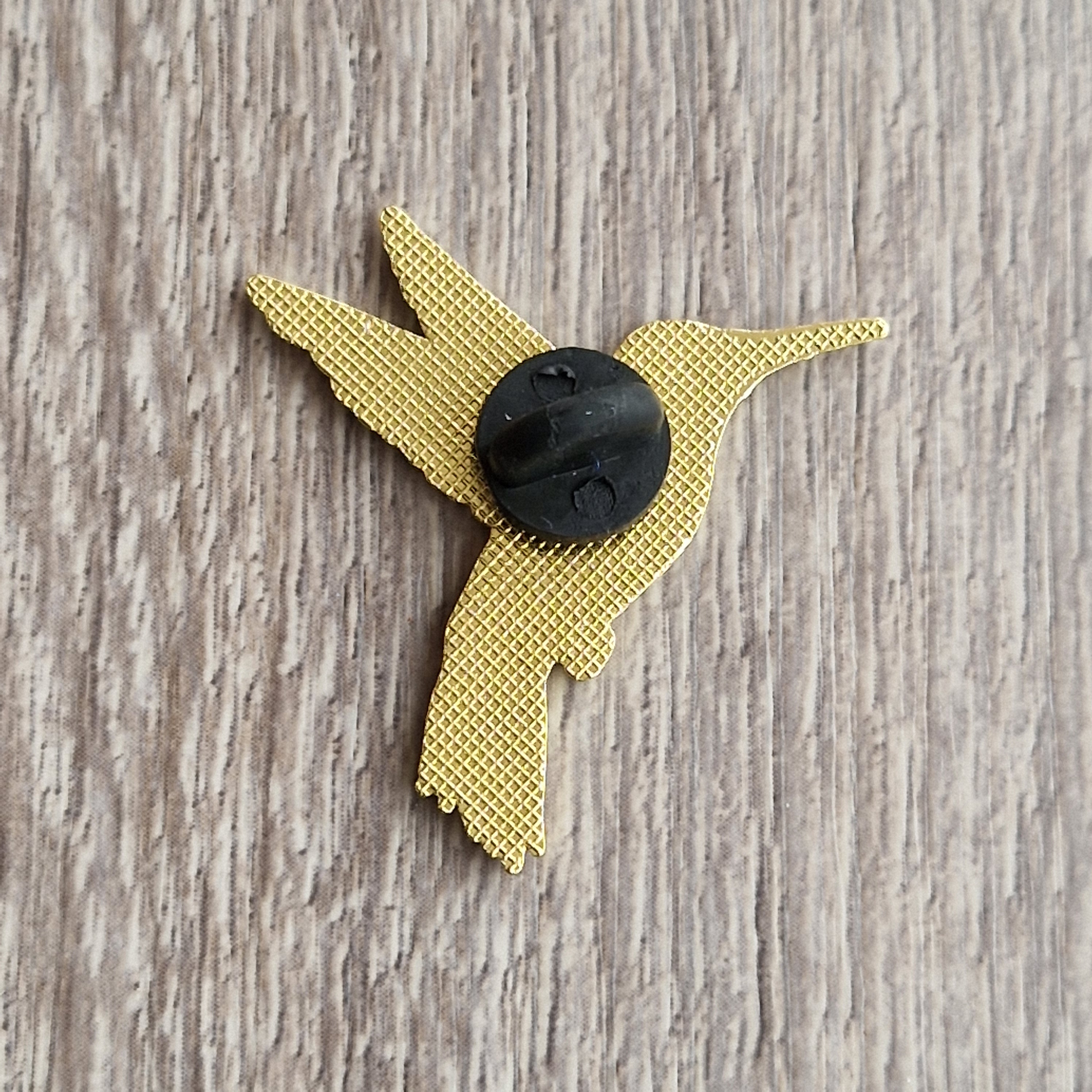 Spilla Colibrì Blu