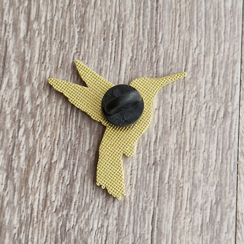 Spilla Colibrì Smaltata Colorata