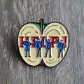 Spilla Beatles Apple Pop Art