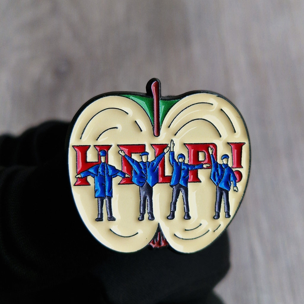 Spilla Beatles Apple Pop Art