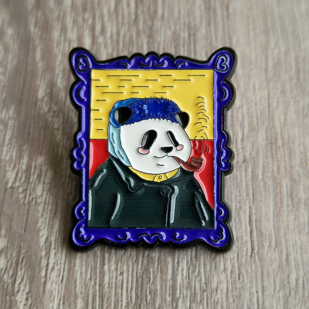 Spilla Panda Retrò Smaltata