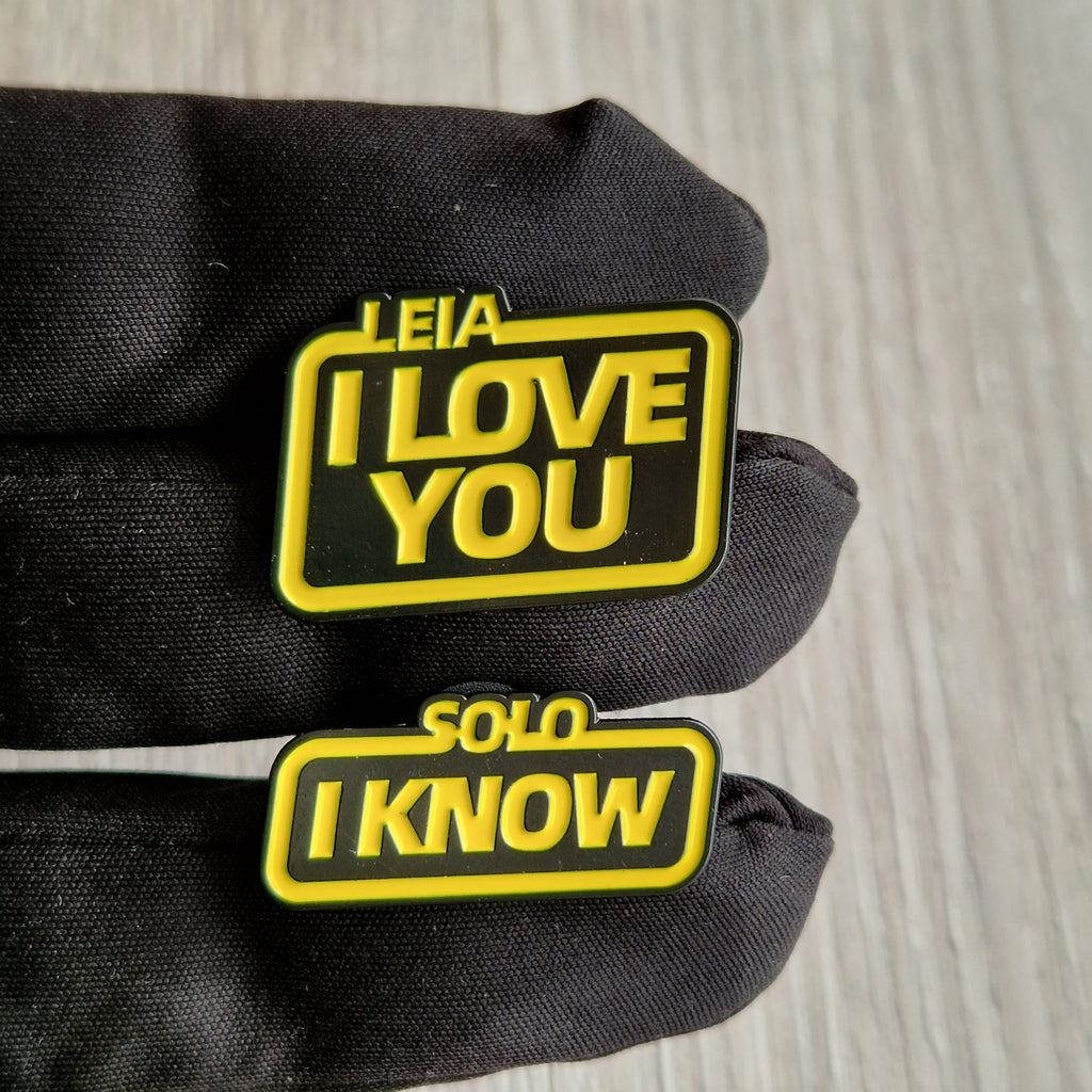 Spilla Star Wars Leia & Solo Enamel