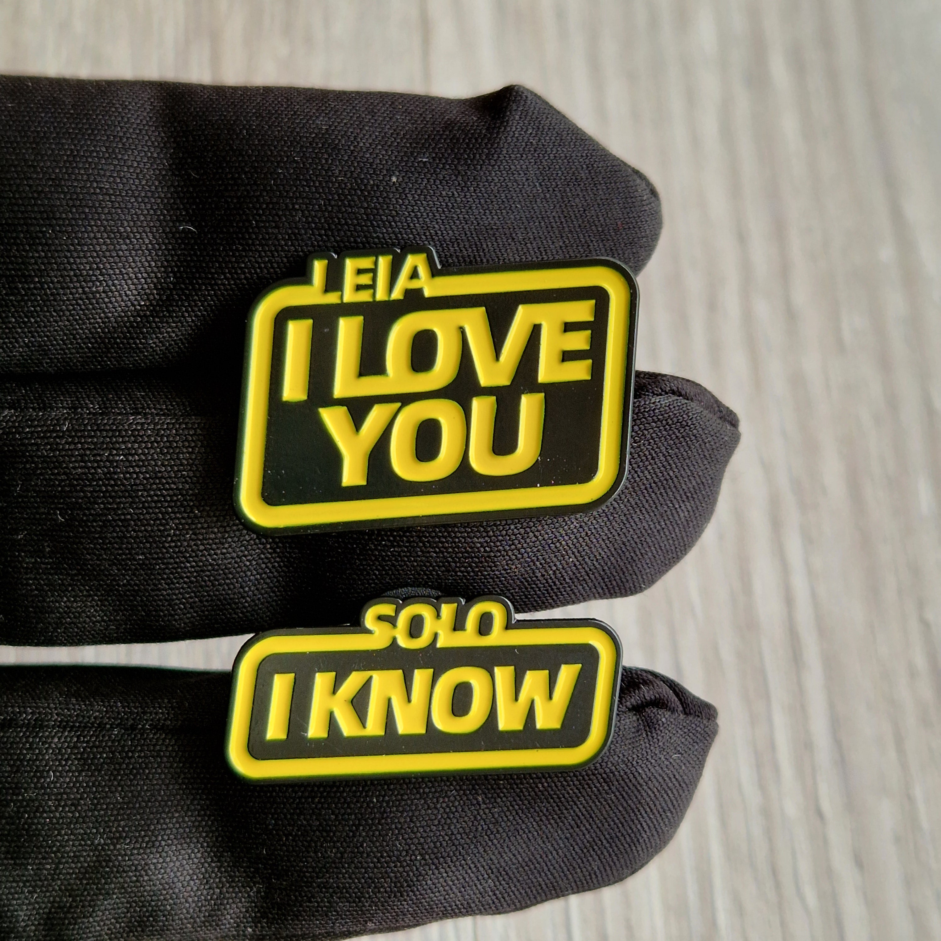 Spilla Star Wars Leia & Solo Enamel