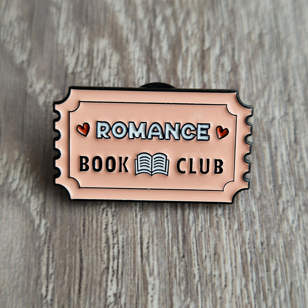 Spilla Smaltata "Romance Book Club"
