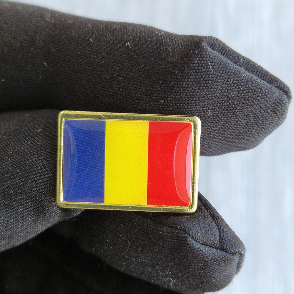 Spilla Bandiera Romania Smaltata