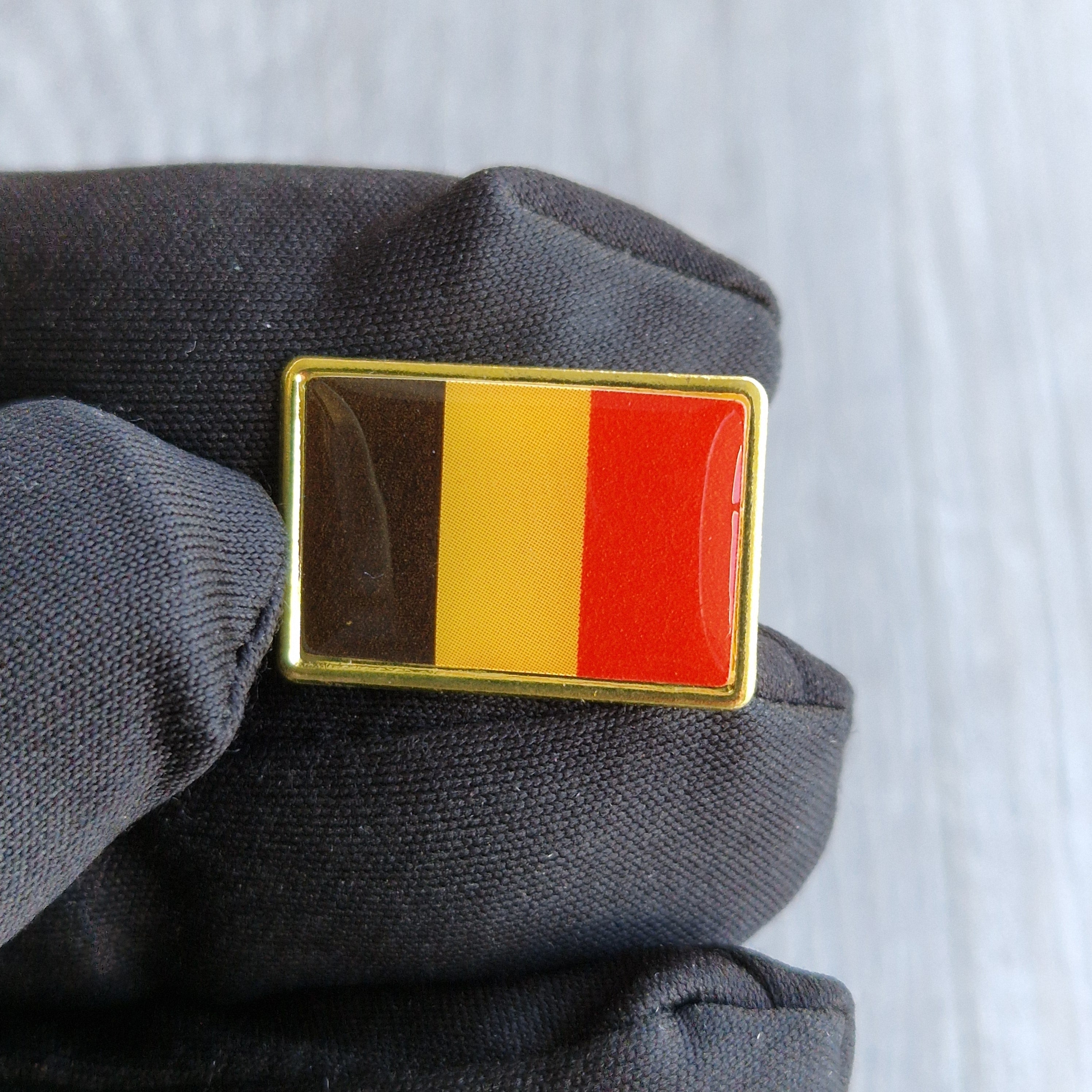 Spilla Bandiera Belgio Smaltata