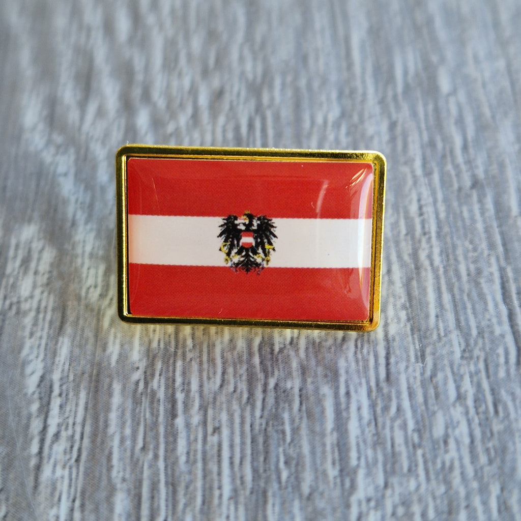 Spilla Bandiera Austria Smaltata