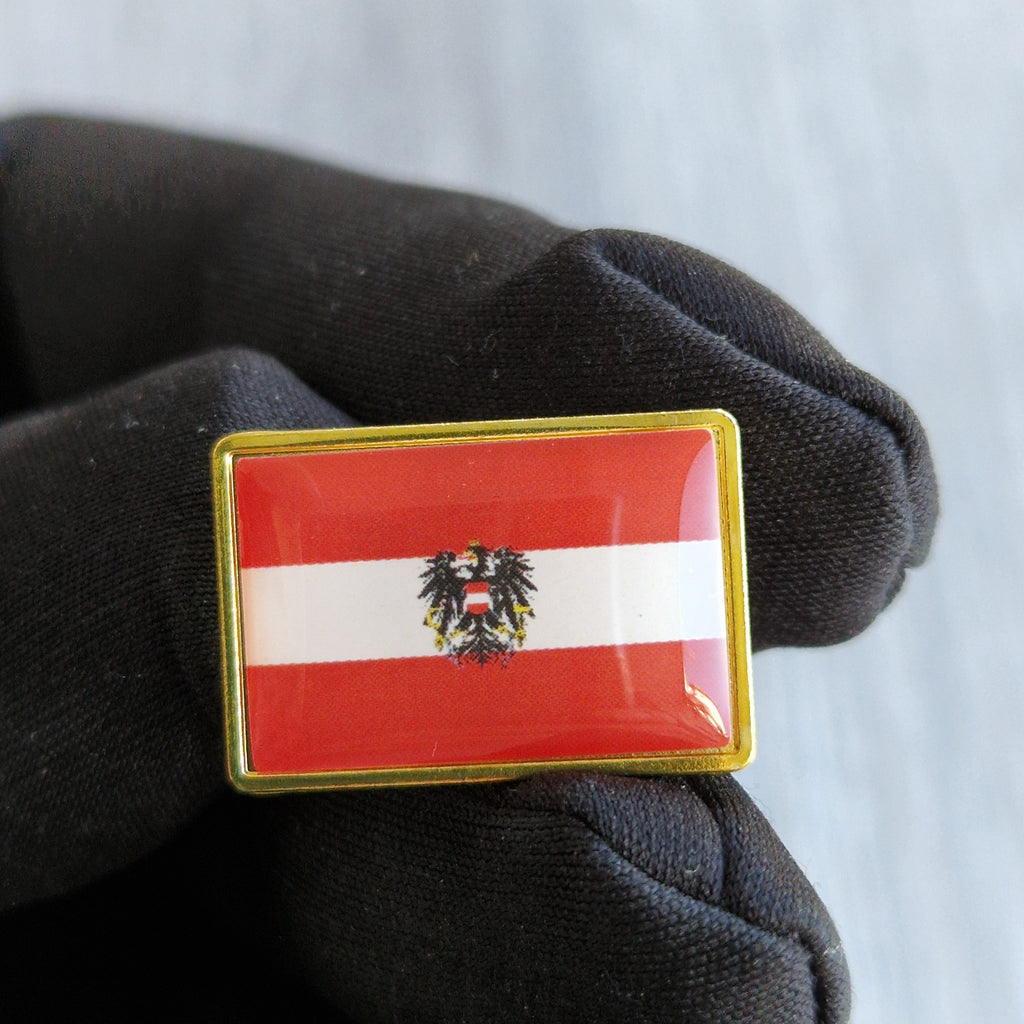 Spilla Bandiera Austria Smaltata