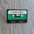 Spilla Smaltata Musicassetta Vintage "Good Vibes