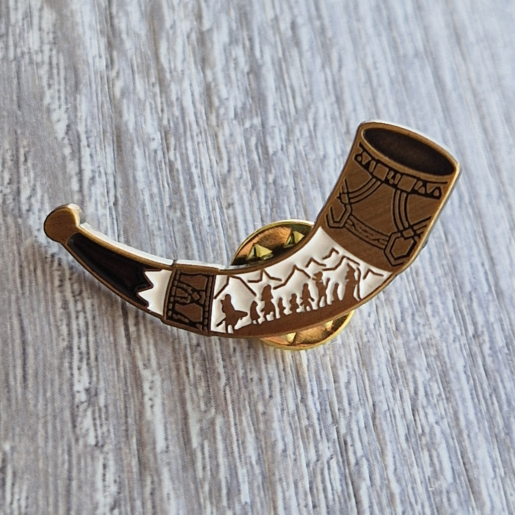 Spilla Smaltata Corno di Gondor