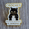 Spilla Crochet Cat