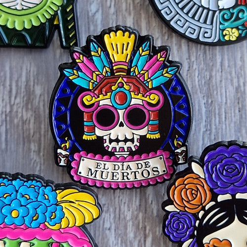 Set Spille Smaltate "Día de Muertos"