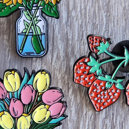 Set Spille Fiori e Frutta