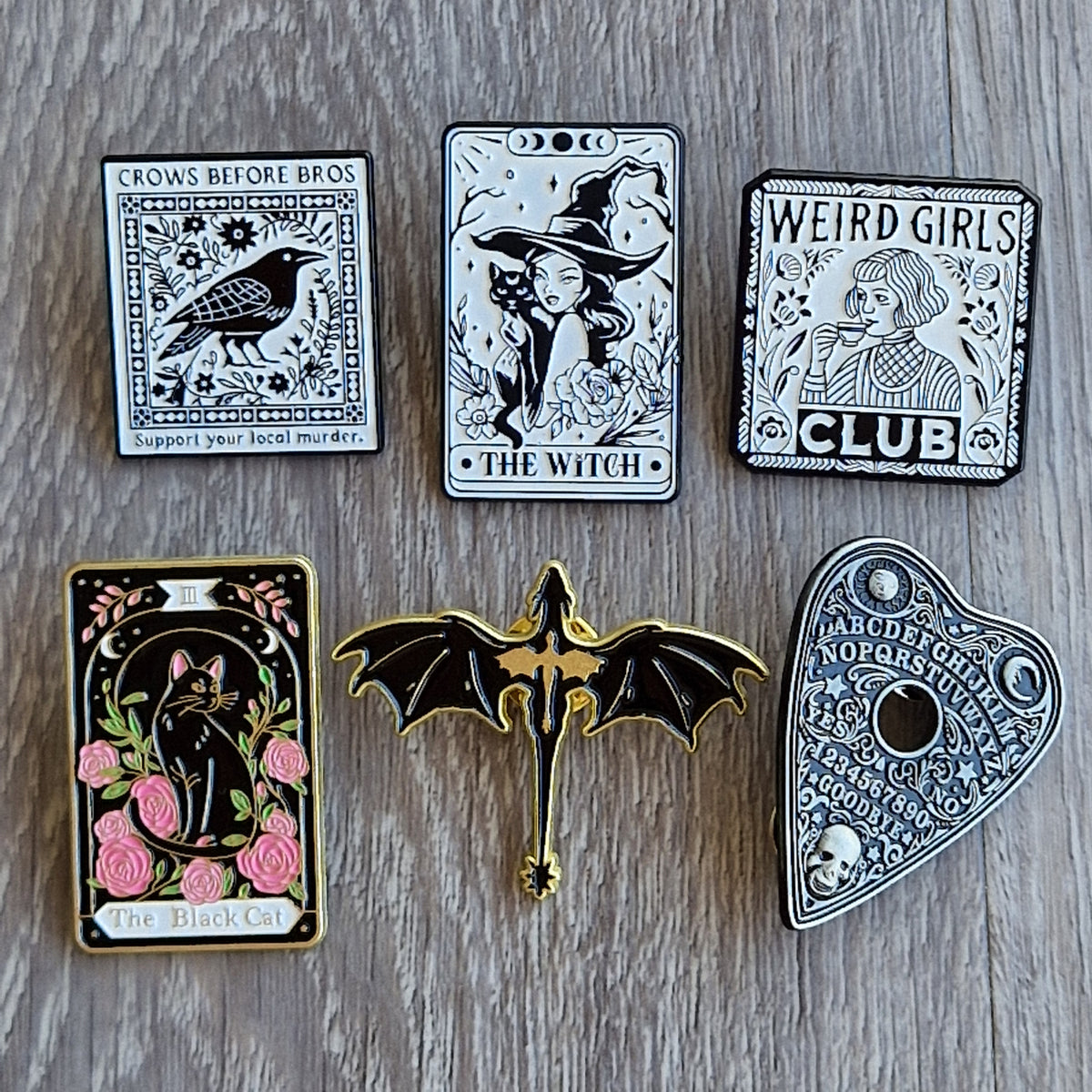 Set Spille Smaltate "Witchy & Gothic Academy"