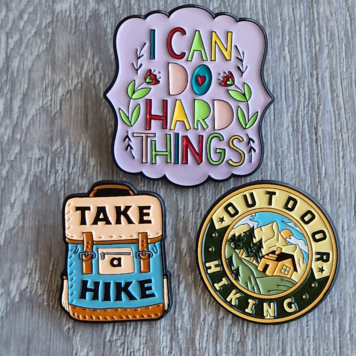 Set Spille Smaltate "Outdoor & Motivation"