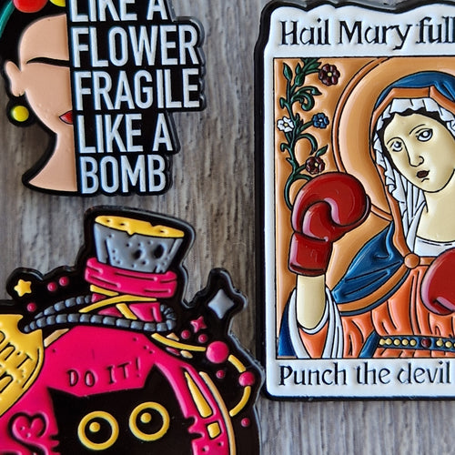Set Spille Smaltate "Feminist Power & Magic"