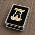 Spilla gatto crochet in custodia
