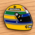 Spilla Smaltata Casco Ayrton Senna
